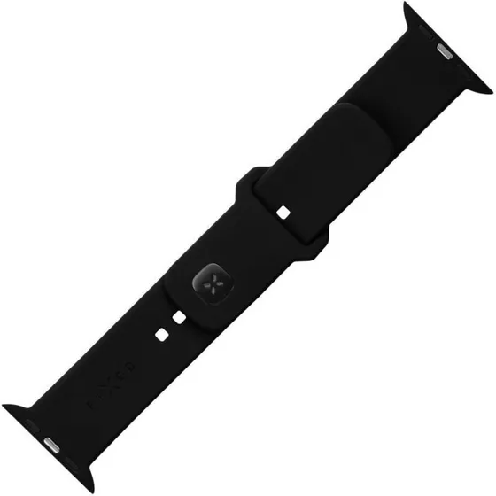 FIXED Silikone Rem Sæt til Apple Watch 42/44/45mm, Sort