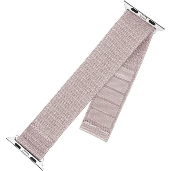 FIXED Nylonrem til Apple Watch 38/40/41mm, Rose Guld