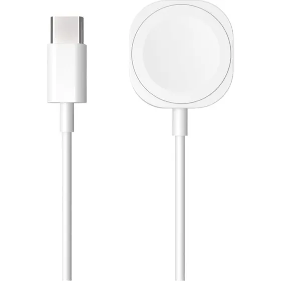 FIXED USB-C opladningskabel til Apple Watch, hvid, 1 m