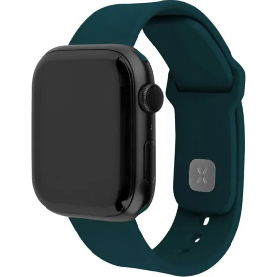 Fixed Mørkegrøn Silicone Sport Strap til Apple Watch 42/44/45/46mm