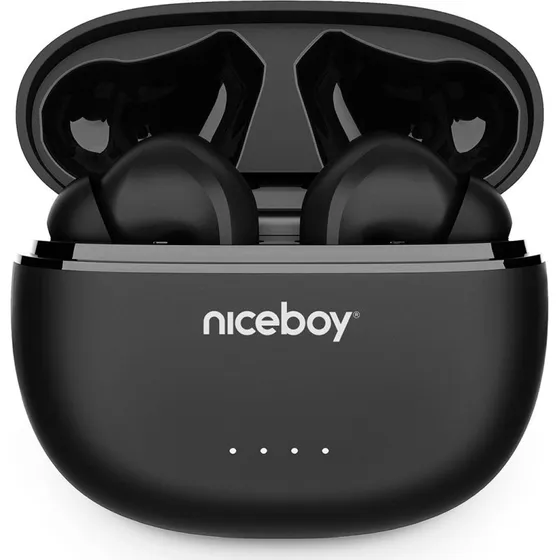 Niceboy HIVE Pins ANC 3 TWS Ørepropper, Sort (10 timer batteri)