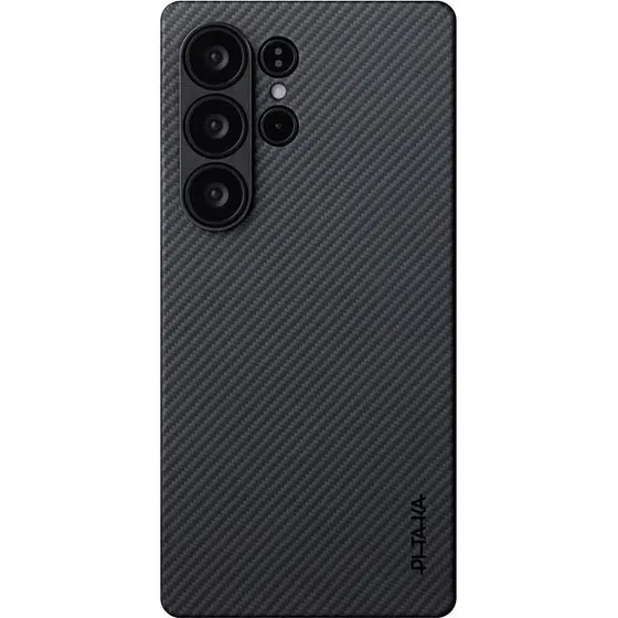 Pitaka Ultra-Slim Case S25 Ultra Sort/Grå Twill