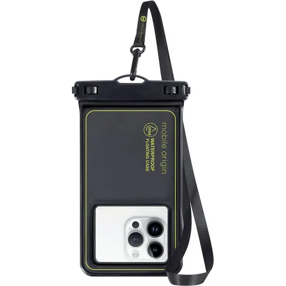 Mobile Origin Vandtæt Flydende Case 6,5" - Sort/Grøn