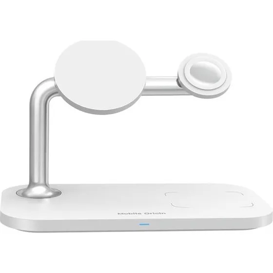 Mobile Origin 3in1 Wireless Magnetic Charger MO1 - Hvid