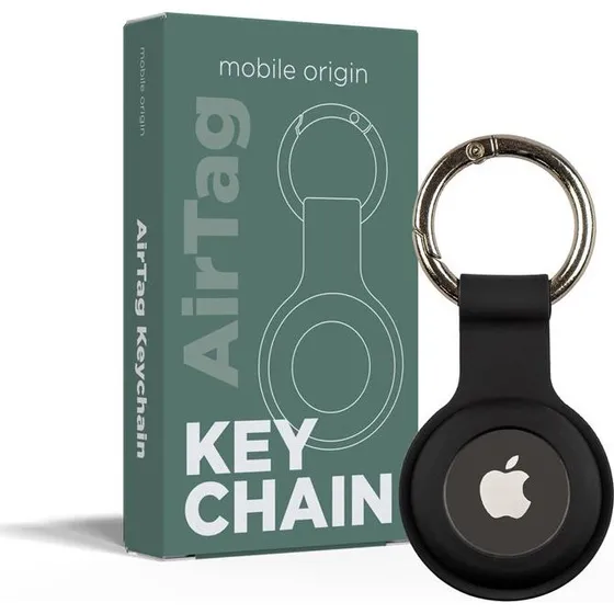 Mobile Origin Airtag Nøglering – Sort