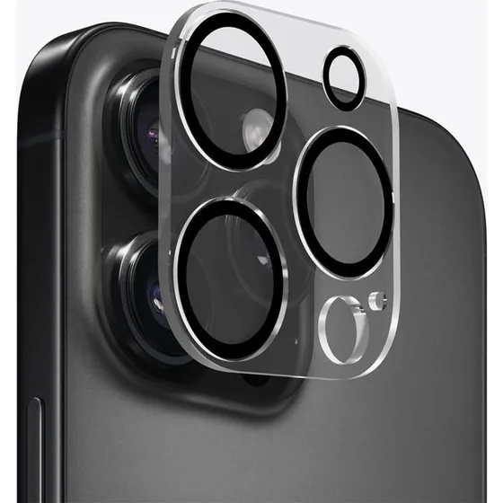 Mobile Origin Easy Kamerabeskyttelse Cover til iPhone 16 Pro/16 Pro Max - Gennemsigtig