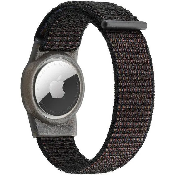 Mobile Origin AirTag Strap - Sort Kosmonaut