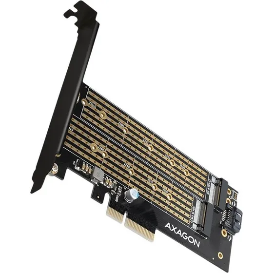 Axagon PCEM2-D M.2 NVMe/SATA Adapter, PCIe 3.0 x4