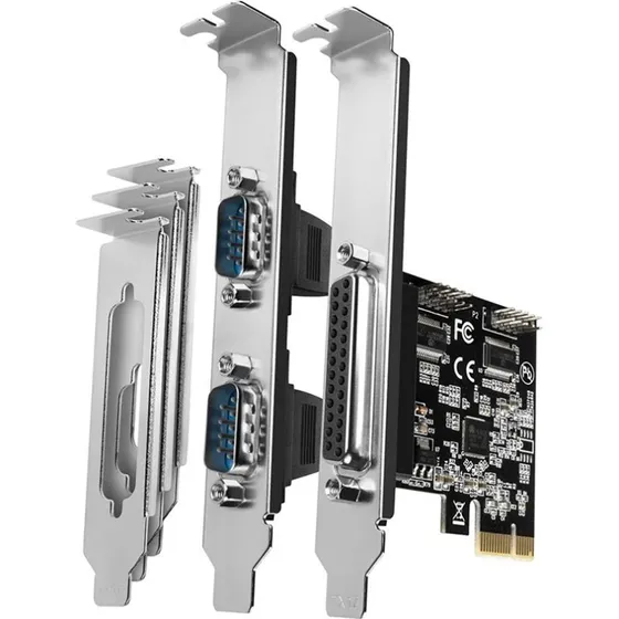 AXAGON PCEA-PSN PCI-Express Kort med 1 Parallel + 2 RS-232 Porte