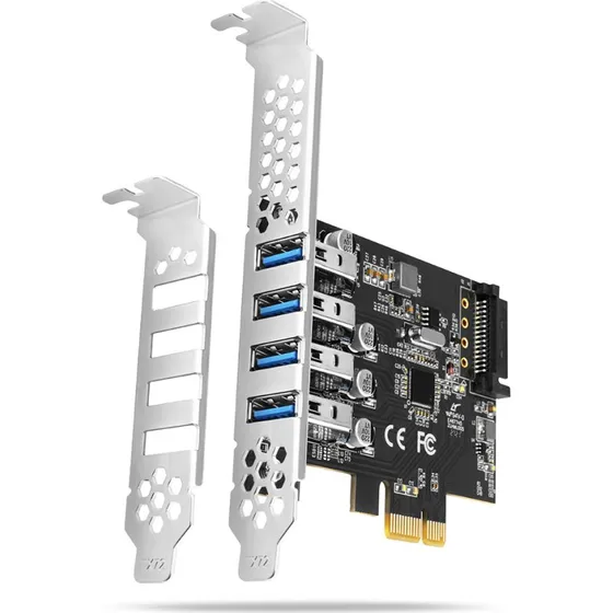 Axagon PCEU-43RS 4-port USB 3.2 Gen 1 PCIe-kort