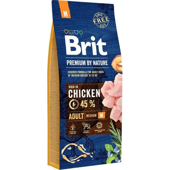 Brit Premium by Nature Adult Medium 15kg Kylling