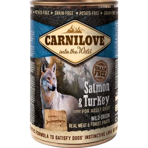 Carnilove Salmon & Turkey for voksne hunde, 400g