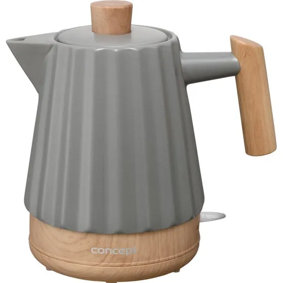 Concept RK0092 Keramisk Elkedel 1,5 L Mørkegrå