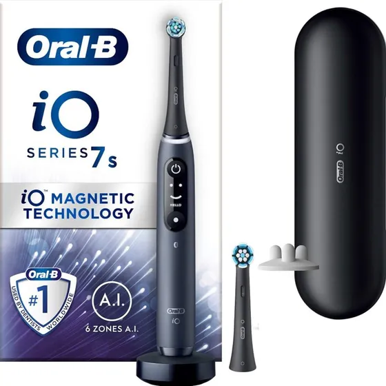 Oral-B iO7 Elektrisk Tandbørste, Sort Onyx