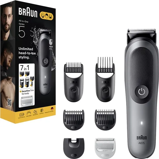 Braun Series 5 AIO5520 7-i-1 trådløs hårtrimmer