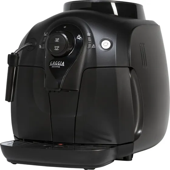 Gaggia Besana RI8180 Automatisk Espressomaskine Sort med Mælkeskummer