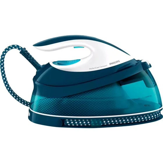 Philips PerfectCare Compact GC7844 2400W Blå Hvid
