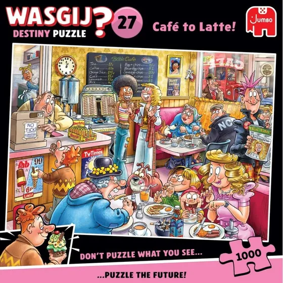 Wasgij Destiny 27 Café to Latte! 1000 brikker