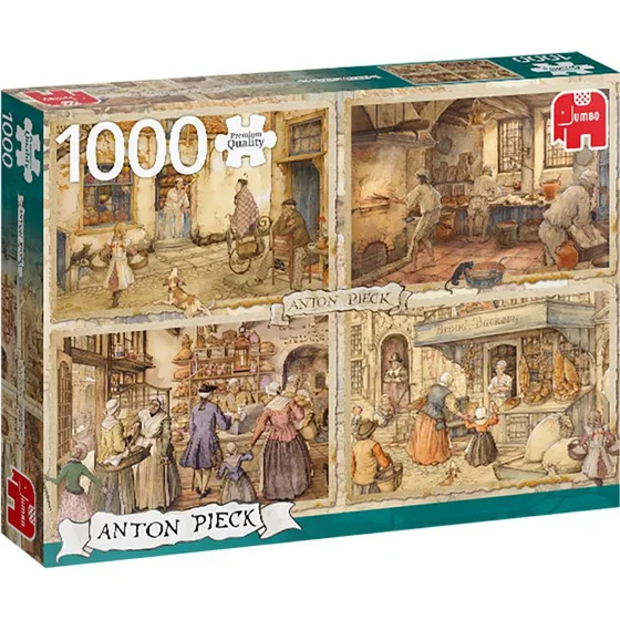 Jumbo Puzzle Anton Pieck: Bagerne fra 1800-tallet (1000 brikker)