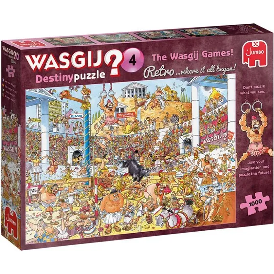 Jumbo Wasgij Destiny 4 – Puslespil 1000 brikker – Olympic Odyssey