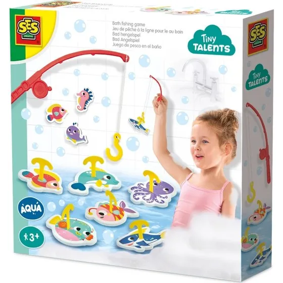 SES Creative Fiskespil Badelegetøj med 8 Havdyr – 3+ år