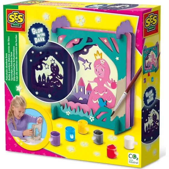 SES Creative Glow in the Dark Skyggeteater - 5+ år