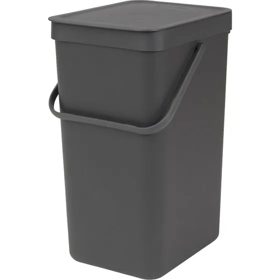 Brabantia Sort & Go Affaldsspand 16 L, Mørkegrå