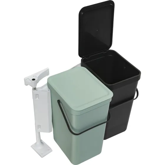 Brabantia Sort & Go 2x16L Grøn Grå