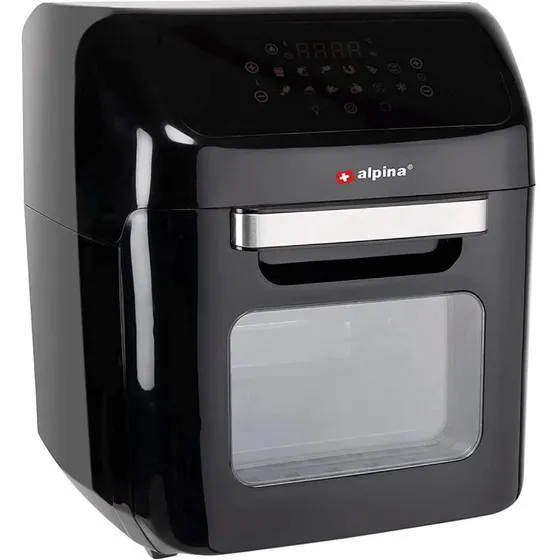 Alpina Airfryer Ovn 12 L, Sort