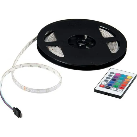 Grundig LED Strip RGB, 3 m, 16 farver, med fjernbetjening