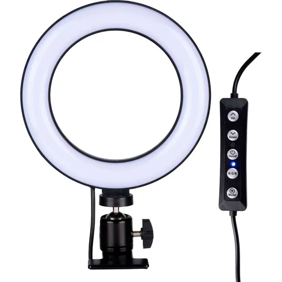 Grundig RGB Ringlight 16 cm med Clips