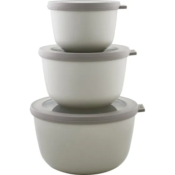 Mepal Cirqula Skålesæt Høj 3 stk Nordic White