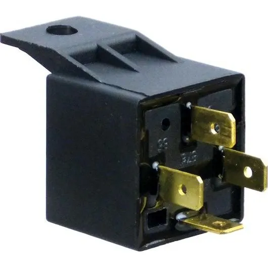 Carpoint Relæ 12V, 30A, sort, 4-pin