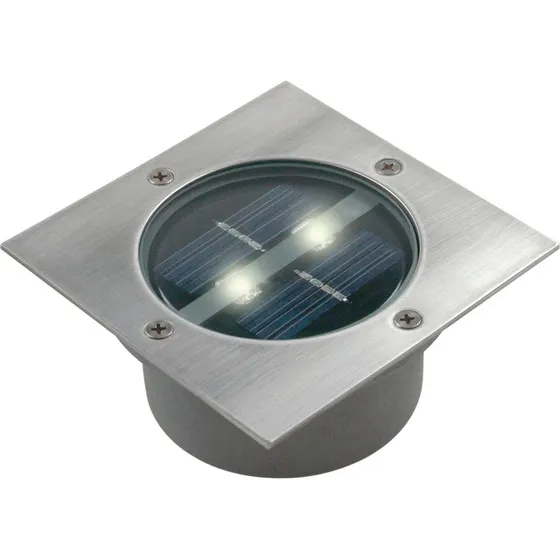 Smartwares Carlo Square Solar Jordbelysning i Rustfrit Stål