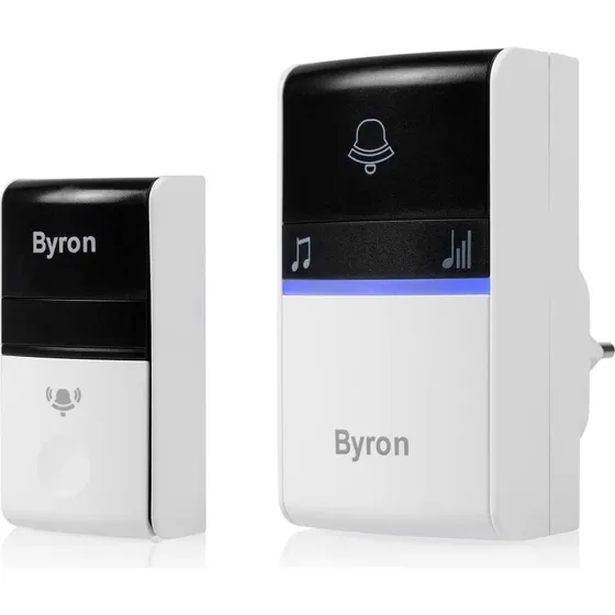Byron DBY-23412 Trådløs dørklokke med kinetisk teknologi