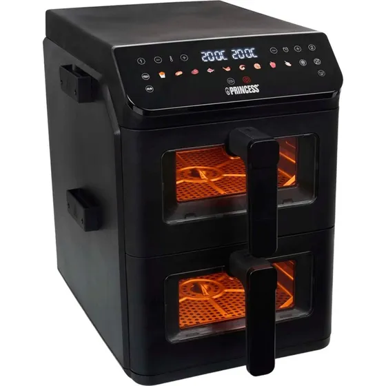 Princess Stack Airfryer 2x5,6L, 3000W, Sort