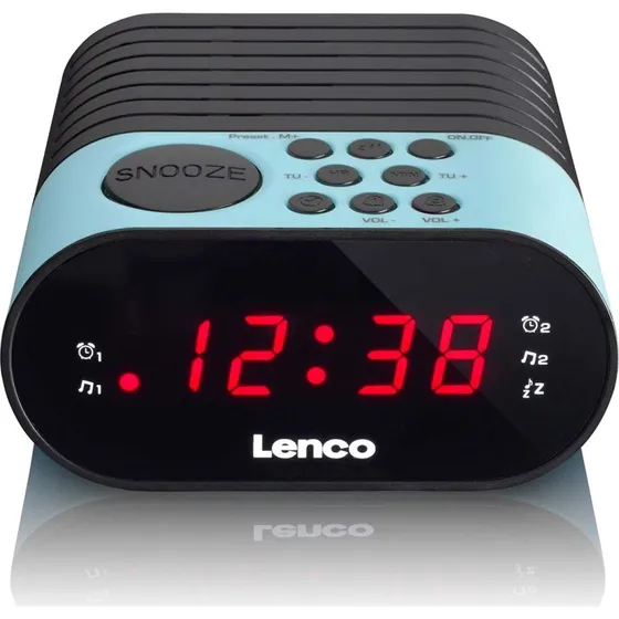 Lenco CR-07 Blue Ur-radio med batteribackup