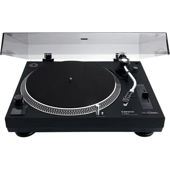 Lenco L-3808 Pladespiller med USB, Sort