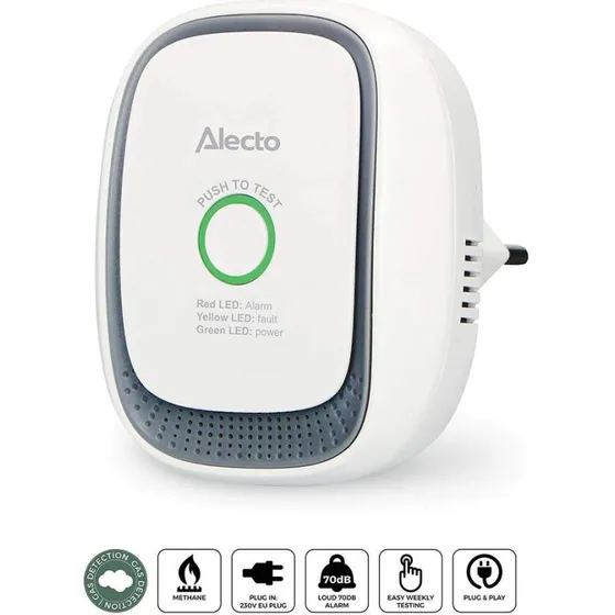 Alecto GA11 Metangasdetektor – 79x68x78mm