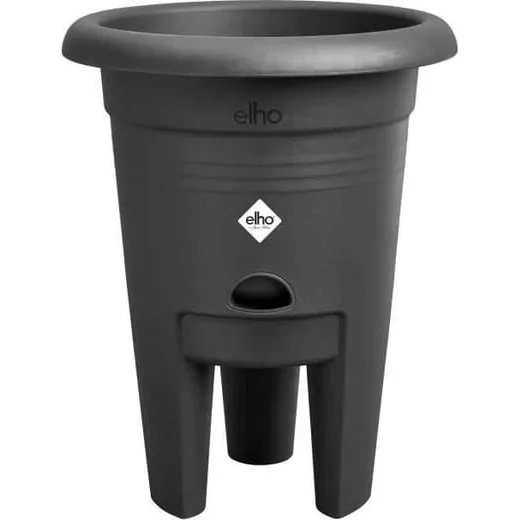 ELHO Green Basics Jordgubskrukke 33 cm, Sort, 100 % genbrugt