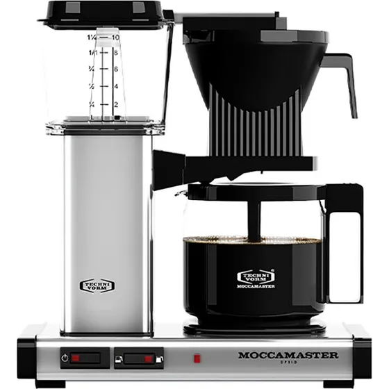 Moccamaster Optio 1,25L Poleret Sølv