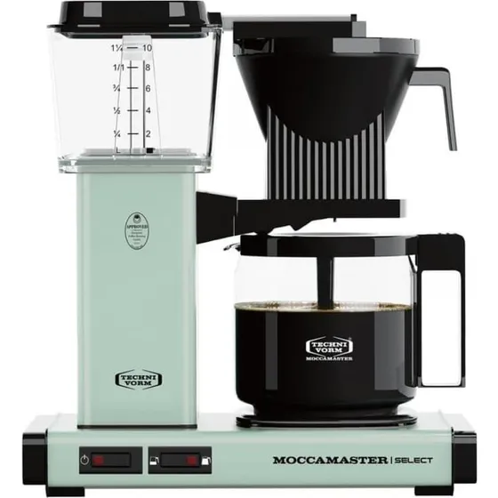 Moccamaster KBG Select Kaffemaskine, Pastelgrøn, 1,25 l