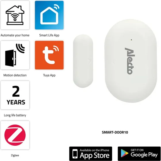 Alecto SMART-DOOR10 Zigbee dør-/vindueskontaktsensor