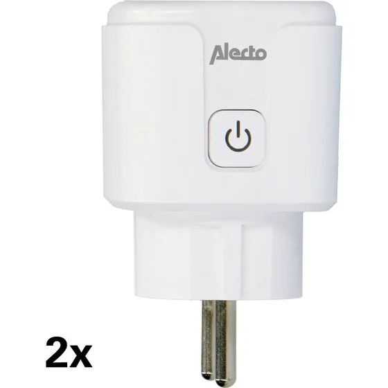 Alecto SMART-PLUG20 2-pak Smart Wi-Fi-stik 16A 3680W hvid