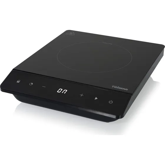 Tristar IK-6161 2000W Induktionsplade, LCD Digital, 19 cm, Sort