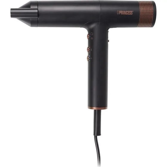Princess Airstyler Pro Hårtørrer/hårstyler, 2000W, sort