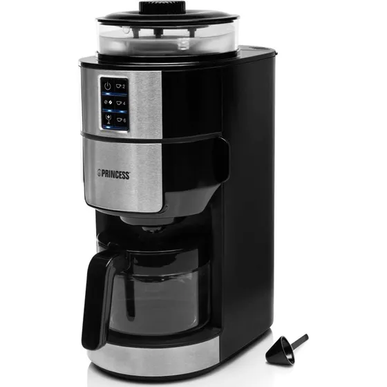 Princess Grind & Brew Deluxe Kaffemaskine 249408, 750ml (2-6 kopper)
