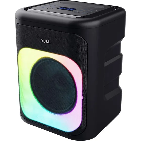 Azura Trådløs Bluetooth Partyhøjttaler, 55W, RGB, 11 timer batteri, sort