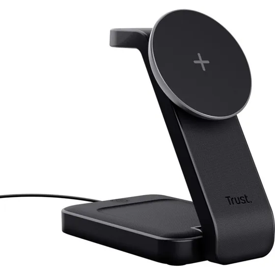 Trust Viro 3-i-1 Trådløs Oplader 20W, Sort