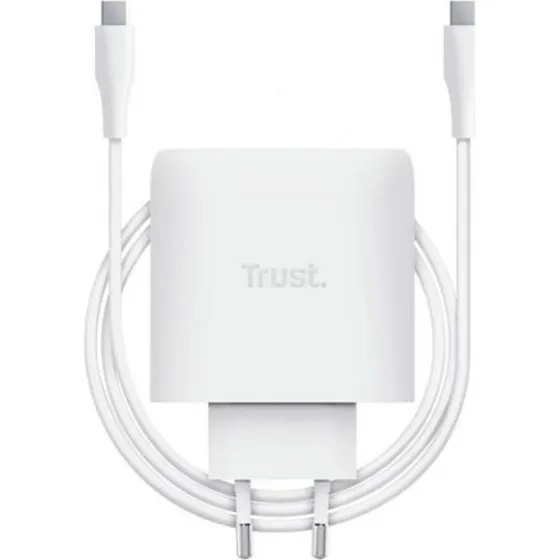 Trust 25524 65 W USB-C vægoplader, hvid